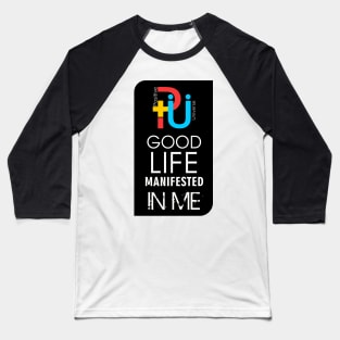 Positive Universe PU Slogan Baseball T-Shirt